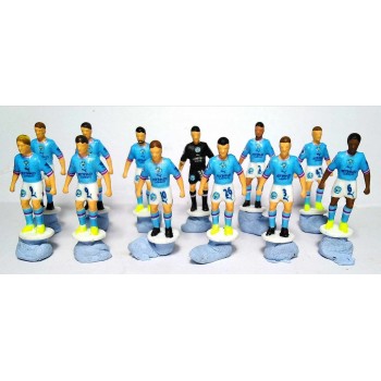 Subbuteo Andrew Table Soccer Manchester City 2022-23 no bases no box only 12 figures